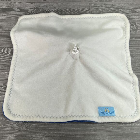 Blankets and Beyond NUNU Dark Blue Bear Lovey Plush Teddy Security Blanket - NEW - Picture 5 of 12